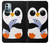 W2631 Cute Baby Penguin Hard Case and Leather Flip Case For Nokia G11, G21