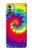 W2884 Tie Dye Swirl Color Hard Case and Leather Flip Case For Nokia G11, G21