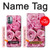 W2943 Pink Rose Hard Case and Leather Flip Case For Nokia G11, G21