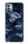 W2959 Navy Blue Camo Camouflage Hard Case and Leather Flip Case For Nokia G11, G21