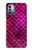 W3051 Pink Mermaid Fish Scale Hard Case and Leather Flip Case For Nokia G11, G21