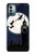 W3249 Peter Pan Fly Full Moon Night Hard Case and Leather Flip Case For Nokia G11, G21