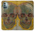 W3359 Vincent Van Gogh Skull Hard Case and Leather Flip Case For Nokia G11, G21