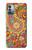 W3402 Floral Paisley Pattern Seamless Hard Case and Leather Flip Case For Nokia G11, G21