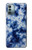 W3439 Fabric Indigo Tie Dye Hard Case and Leather Flip Case For Nokia G11, G21