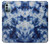 W3439 Fabric Indigo Tie Dye Hard Case and Leather Flip Case For Nokia G11, G21