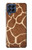 W2326 Giraffe Skin Hard Case and Leather Flip Case For Samsung Galaxy M53