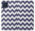 W2345 Navy Blue Shavron Zig Zag Pattern Hard Case and Leather Flip Case For Samsung Galaxy M53