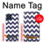 W2345 Navy Blue Shavron Zig Zag Pattern Hard Case and Leather Flip Case For Samsung Galaxy M53