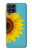 W3039 Vintage Sunflower Blue Hard Case and Leather Flip Case For Samsung Galaxy M53