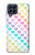 W3499 Colorful Heart Pattern Hard Case and Leather Flip Case For Samsung Galaxy M53