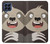 W3855 Sloth Face Cartoon Hard Case and Leather Flip Case For Samsung Galaxy M53