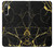 W2896 Gold Marble Graphic Printed Hard Case and Leather Flip Case For Sony Xperia 10 IV