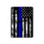 W3244 Thin Blue Line USA Tablet Hard Case For iPad Air (2022, 2020), Air 11 (2024), Pro 11 (2022)