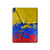 W3306 Colombia Flag Vintage Football Graphic Tablet Hard Case For iPad Air (2022, 2020), Air 11 (2024), Pro 11 (2022)