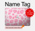 W2213 Pink Leopard Pattern Hard Case Cover For MacBook Air 13″ (2022,2024) - A2681, A3113