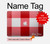 W3535 Red Gingham Hard Case Cover For MacBook Air 13″ (2022,2024) - A2681, A3113