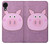 W3269 Pig Cartoon Hard Case and Leather Flip Case For Samsung Galaxy A03 Core