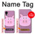 W3269 Pig Cartoon Hard Case and Leather Flip Case For Samsung Galaxy A03 Core