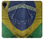 W3297 Brazil Flag Vintage Football Graphic Hard Case and Leather Flip Case For Samsung Galaxy A03 Core