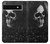 W3333 Death Skull Grim Reaper Hard Case and Leather Flip Case For Google Pixel 6a