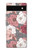W3716 Rose Floral Pattern Hard Case and Leather Flip Case For Google Pixel 6a