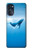 W0843 Blue Whale Hard Case and Leather Flip Case For Motorola Moto G (2022)