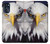 W0854 Eagle American Hard Case and Leather Flip Case For Motorola Moto G (2022)