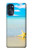 W0911 Relax at the Beach Hard Case and Leather Flip Case For Motorola Moto G (2022)