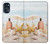 W1425 Seashells on The Beach Hard Case and Leather Flip Case For Motorola Moto G (2022)