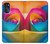 W1671 Rainbow Colorful Rose Hard Case and Leather Flip Case For Motorola Moto G (2022)