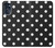 W2299 Black Polka Dots Hard Case and Leather Flip Case For Motorola Moto G (2022)