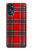 W2374 Tartan Red Pattern Hard Case and Leather Flip Case For Motorola Moto G (2022)