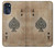 W2928 Vintage Spades Ace Card Hard Case and Leather Flip Case For Motorola Moto G (2022)