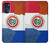 W3017 Paraguay Flag Hard Case and Leather Flip Case For Motorola Moto G (2022)