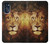 W3182 Lion Hard Case and Leather Flip Case For Motorola Moto G (2022)