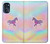 W3203 Rainbow Unicorn Hard Case and Leather Flip Case For Motorola Moto G (2022)