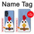 W3254 Chicken Cartoon Hard Case and Leather Flip Case For Motorola Moto G (2022)