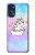 W3256 Cute Unicorn Cartoon Hard Case and Leather Flip Case For Motorola Moto G (2022)