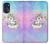 W3256 Cute Unicorn Cartoon Hard Case and Leather Flip Case For Motorola Moto G (2022)