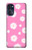 W3500 Pink Floral Pattern Hard Case and Leather Flip Case For Motorola Moto G (2022)