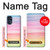 W3507 Colorful Rainbow Pastel Hard Case and Leather Flip Case For Motorola Moto G (2022)