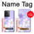 W2361 Purple White Flowers Hard Case and Leather Flip Case For OnePlus Ace