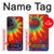 W2985 Colorful Tie Dye Texture Hard Case and Leather Flip Case For OnePlus Ace