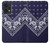 W3357 Navy Blue Bandana Pattern Hard Case and Leather Flip Case For OnePlus Nord CE 2 Lite 5G