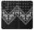 W3363 Bandana Black Pattern Hard Case and Leather Flip Case For OnePlus Nord CE 2 Lite 5G