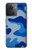 W2958 Army Blue Camo Camouflage Hard Case and Leather Flip Case For OnePlus 10R