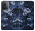 W2959 Navy Blue Camo Camouflage Hard Case and Leather Flip Case For OnePlus 10R