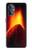 W0745 Volcano Lava Hard Case and Leather Flip Case For OnePlus Nord N20 5G