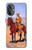 W0772 Cowboy Western Hard Case and Leather Flip Case For OnePlus Nord N20 5G